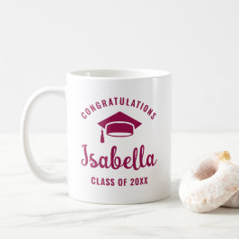 Berry Gefeliciteerd Graduation Cap Minimal Chic Koffiemok