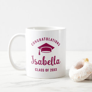 Berry Gefeliciteerd Graduation Cap Minimal Chic Koffiemok