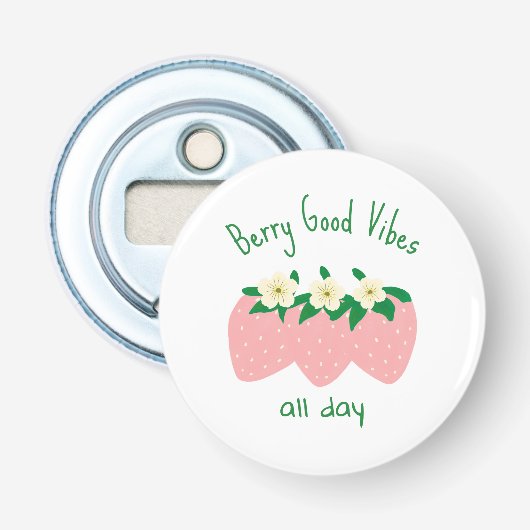 Berry Good Vibes All Day Button Flesopener (Voorkant)