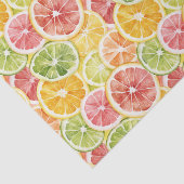 Berry Green Lim Orange Pink Fruit Bridal Shower Tissuepapier (Detail)