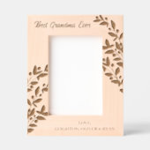 Berry Greenery beste oma ooit van kleinkinderen Gegraveerde Lijstjes (Voorkant)