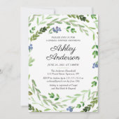 Berry Greenery Bridal Shower Kaart (Voorkant)