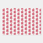 Berry grote zus - Schattigee aardbei woordspeling Inpakpapier Vel (Voorkant 2)