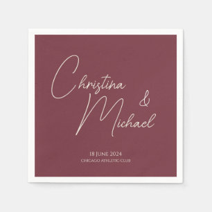 Berry · Handgeschreven Script Servet