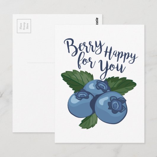 Berry Happy Briefkaart (Voorkant / Achterkant)