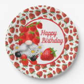 Berry Happy Gnome Papier Bord (Voorkant)