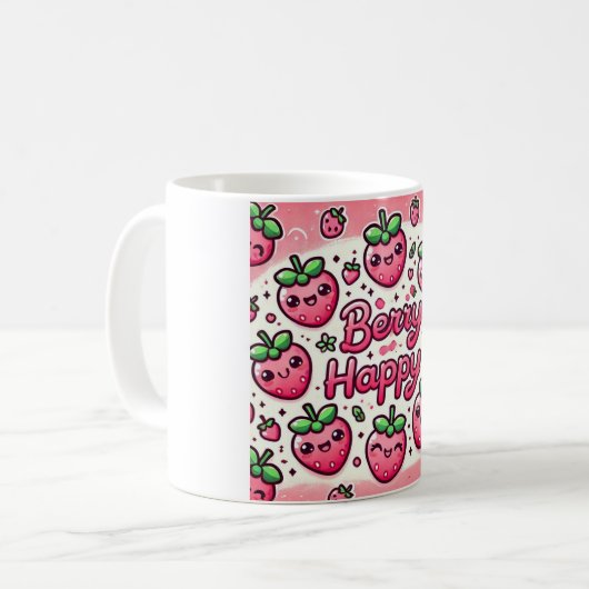 Berry Happy Koffiemok (Voorkant links)