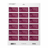 Berry Hearts Etiket (Full Sheet)