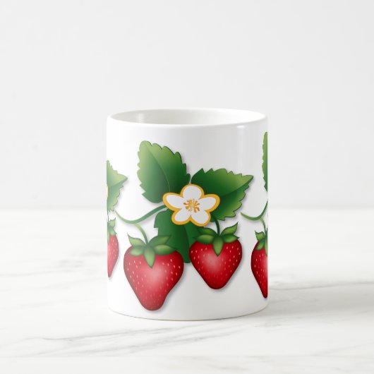 Berry heerlijk Ik hou van aardbeien Koffiemok (Center)