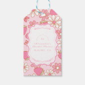 Berry in het Bloom Vrijgezellenfeest Cadeaulabel (Voorkant)