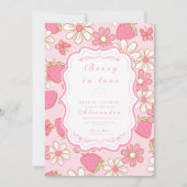 Berry in het Bloom Vrijgezellenfeest Kaart (Voorkant)