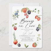 Berry in Love Berries Vrijgezellenfeest Kaart (Voorkant)