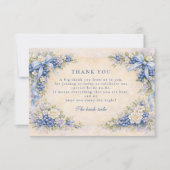 Berry in Love Blueberry Bridal Shower Bedankkaart (Voorkant)