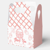 Berry in Love Hand-drawn Strawberry Bridal Shower Bedankdoosjes (Geopend)