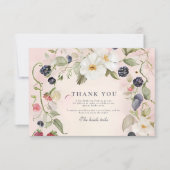 Berry in Love Shower Bedankkaart (Voorkant)