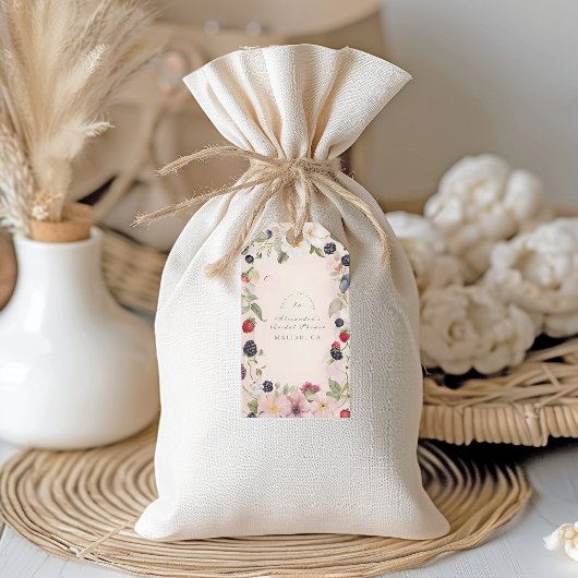 Berry in Love Shower Cadeaulabel