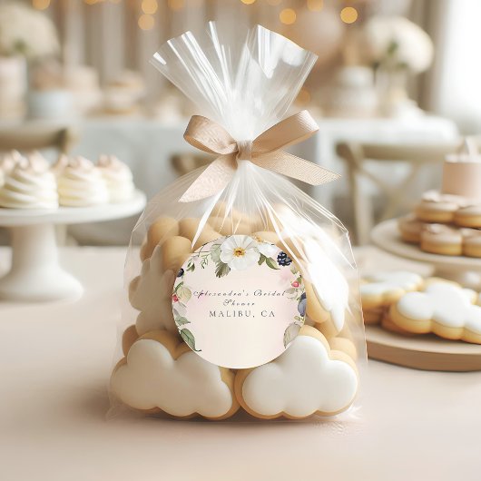 Berry in Love Shower Ronde Sticker