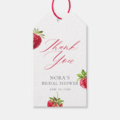 Berry in Love Strawberry Bridal Shower Cadeaulabel (Voorkant)