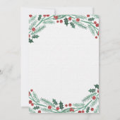 Berry Jingle en Mingle Holiday Party Uitnodigingen (Achterkant)