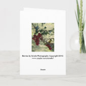 Berry Kaart (Achterkant)