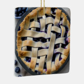 Berry Kerst Cutie Taart | Food Pun Humor Keramisch Ornament (Rechts)