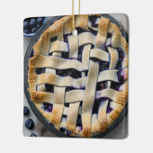 Berry Kerst Cutie Taart | Food Pun Humor Keramisch Ornament (Links)