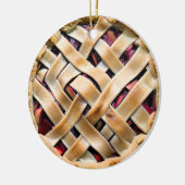 Berry Kerst Cutie Taart | Food Pun Humor Keramisch Ornament (Links)