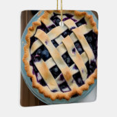 Berry Kerst Cutie Taart | Grappig eten Pun Keramisch Ornament (Rechts)