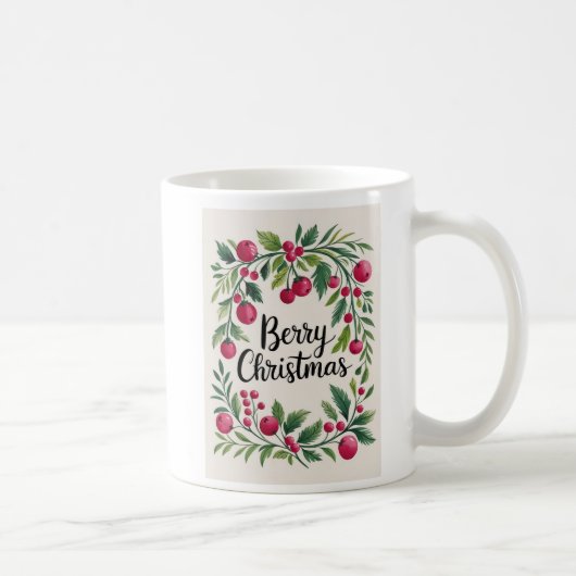 Berry kerst koffiemok (Rechts)