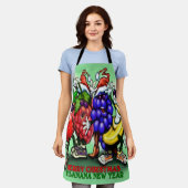 Berry kerst schort (Gedragen)