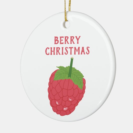 Berry kerstboomvrucht keramisch ornament (Links)