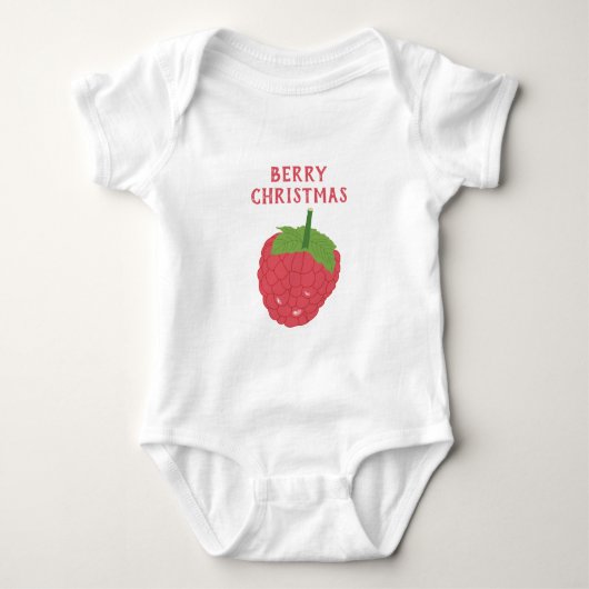 Berry kerstboomvrucht romper (Voorkant)