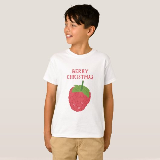 Berry kerstboomvrucht t-shirt (Voorkant volledig)