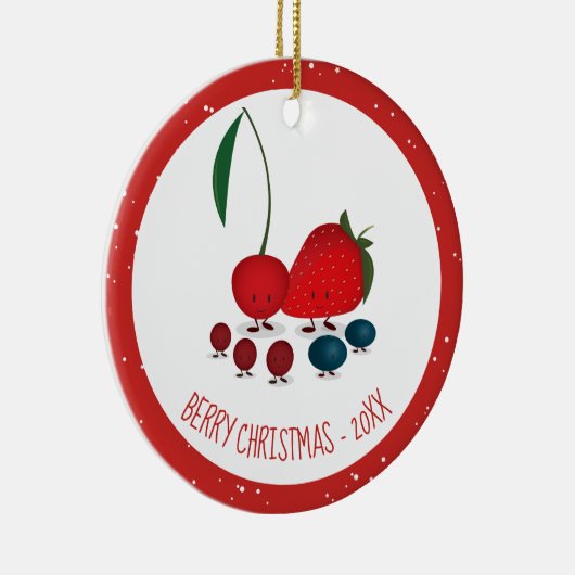 Berry Kerstcartoon Ornament (Rechts)