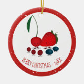 Berry Kerstcartoon Ornament (Voorkant)