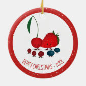 Berry Kerstcartoon Ornament (Achterkant)