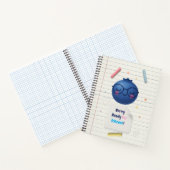 Berry klaar voor school - Blueberry Back-to-School Notitieboek (Binnen)