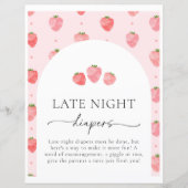 Berry Late Night Luiers Sign (Voorkant)