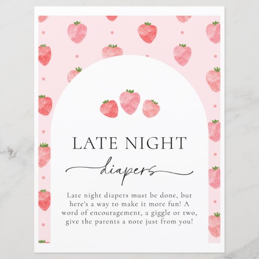 Berry Late Night Luiers Sign (Voorkant)