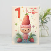 Berry Leuke 1e Jubileum Verjaardag Kaart (Staand voorkant)