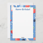 Berry Leuke 2e Jubileum Verjaardag Kaart (Achterkant)