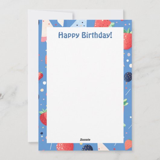 Berry Leuke 2e Jubileum Verjaardag Kaart (Achterkant)