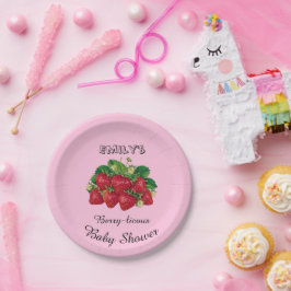 Berry-licous Baby Shower Papieren Bordje