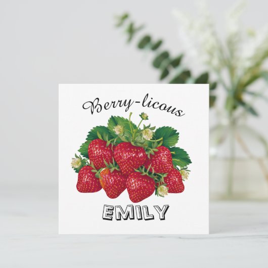 Berry-licous Kaart (Staand voorkant)