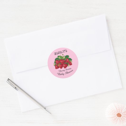 Berry-licous Ronde Sticker (Envelop)