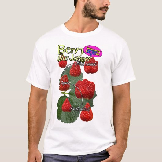 Berry like jagger T-shirt (Voorkant)