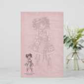Berry Lolita Gothic Stationery Briefpapier (Staand voorkant)