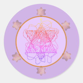 Berry Magen David Star Ronde Sticker