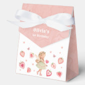 Berry Magical Fairy Girl Verjaardagsfeestje Aardbe Bedankdoosjes (Voorkant)