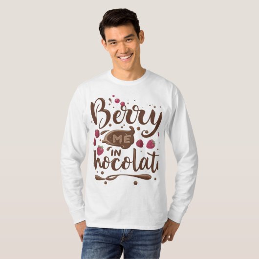Berry Me In Chocolade T-shirt (Voorkant volledig)